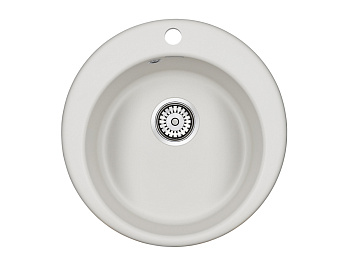 Кухонная мойка Paulmark GELEGEN 50 PM404800-WH 50х50 цвет белый